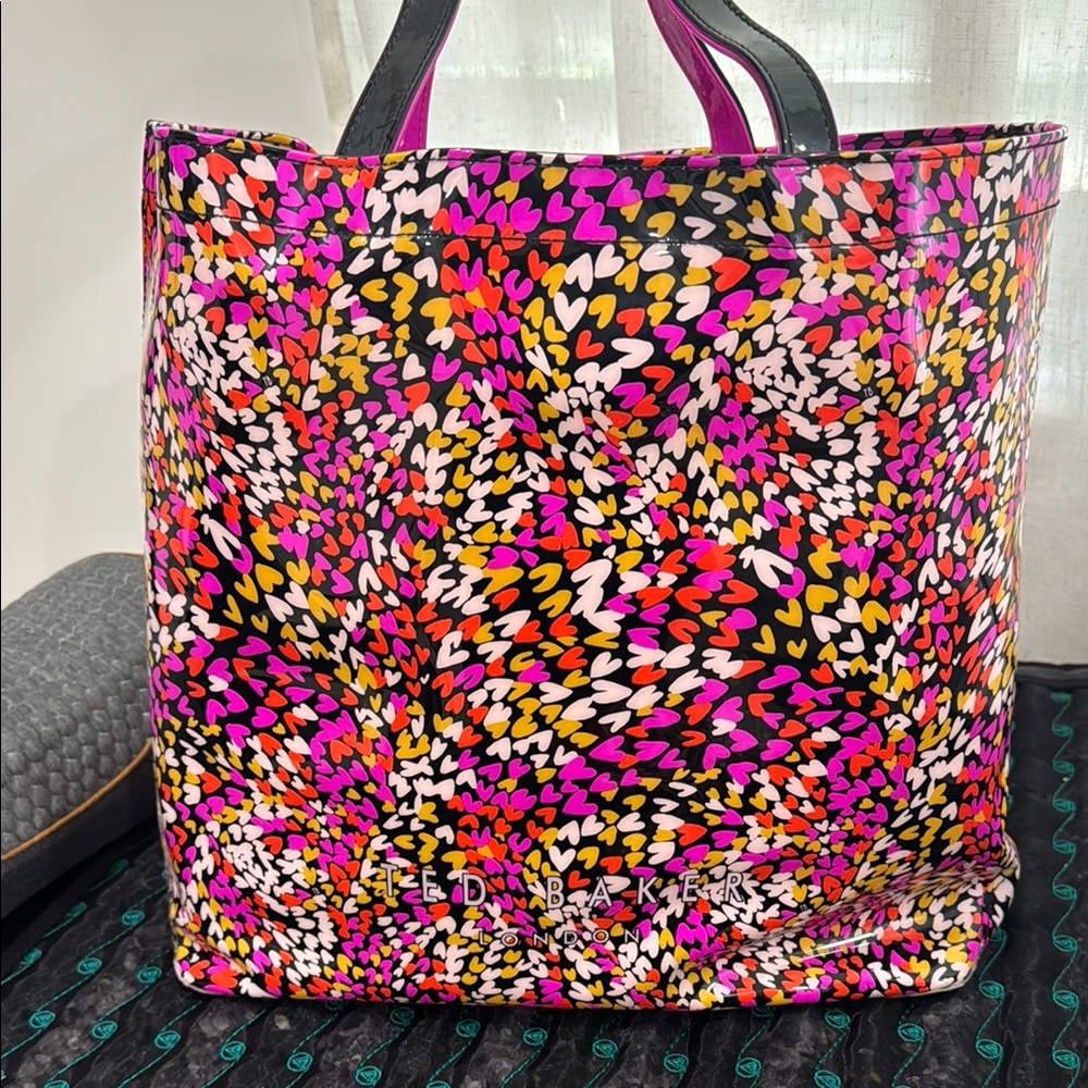 Ted Baker Floral Tote with Matching Wallet and Water Bottle